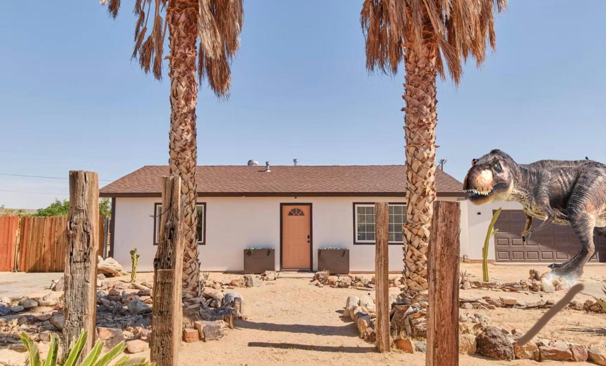 Twin Palms Desert Getaway - Jacuzzi, Fire Pit, Meditation Room & More جوشوا تري المظهر الخارجي الصورة